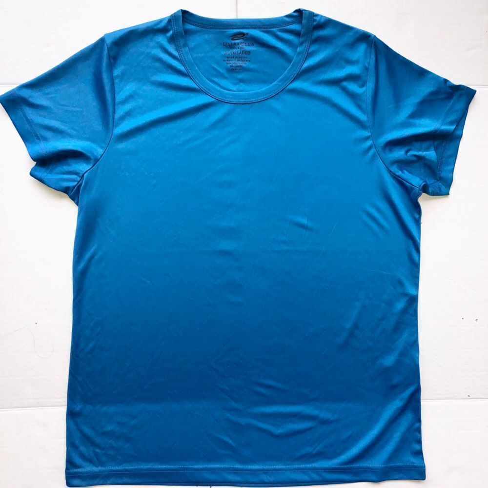 NWOT Womens XL UltraClub Cool & Dry Performance SS Shirt